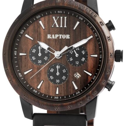 Raptor Limitied Herrenchronograph "Extended" aus Holz