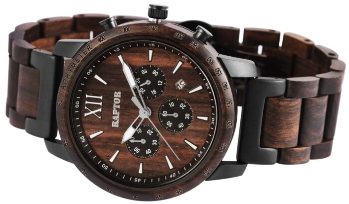 Raptor Limitied Herrenchronograph "Extended" aus Holz - Image 4