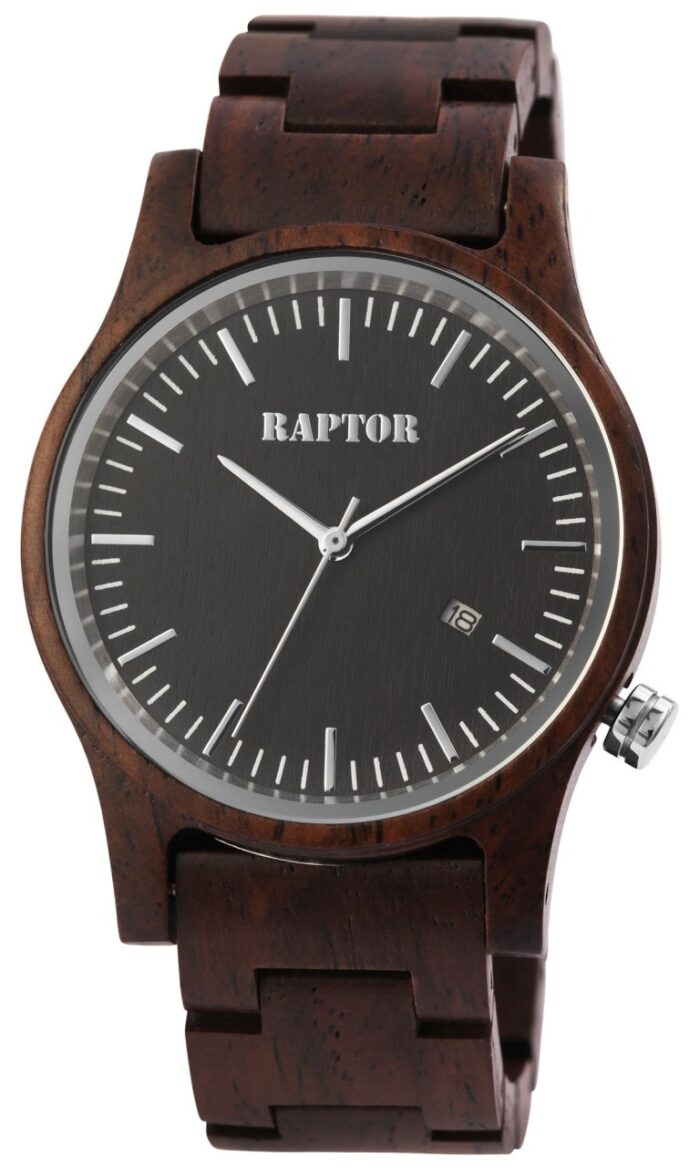 Raptor Unisexuhr "Varun" aus Holz - Image 5