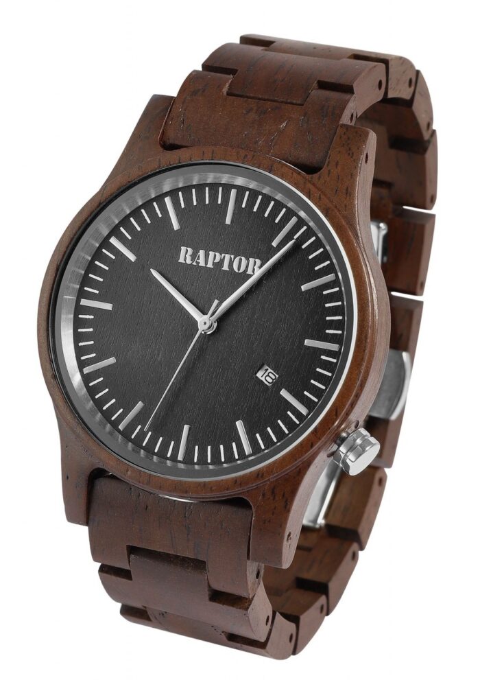 Raptor Unisexuhr "Varun" aus Holz - Image 8