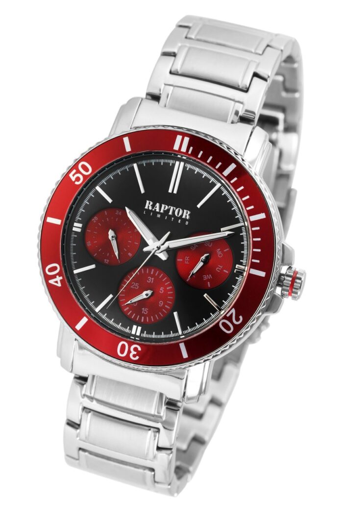 Raptor Limited Herrenuhr "Lukmann" mit Edelstahlarmband - Image 8