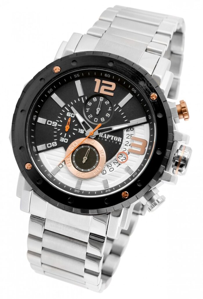 Raptor Limited Herrenchronograph "Alan" mit Edelstahlarmband - Image 4