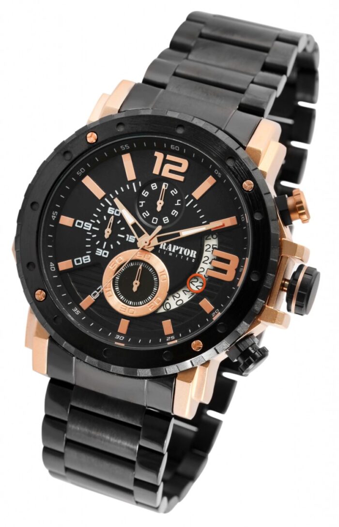 Raptor Limited Herrenchronograph "Alan" mit Edelstahlarmband - Image 8