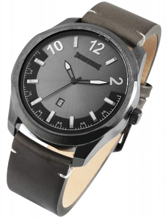 Raptor Herrenuhr "Charley" mit Echtlederarmband, Datumsanzeige - Image 24