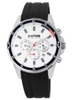 Raptor Limited Herren Multifunktionsuhr mit Silikonarmband