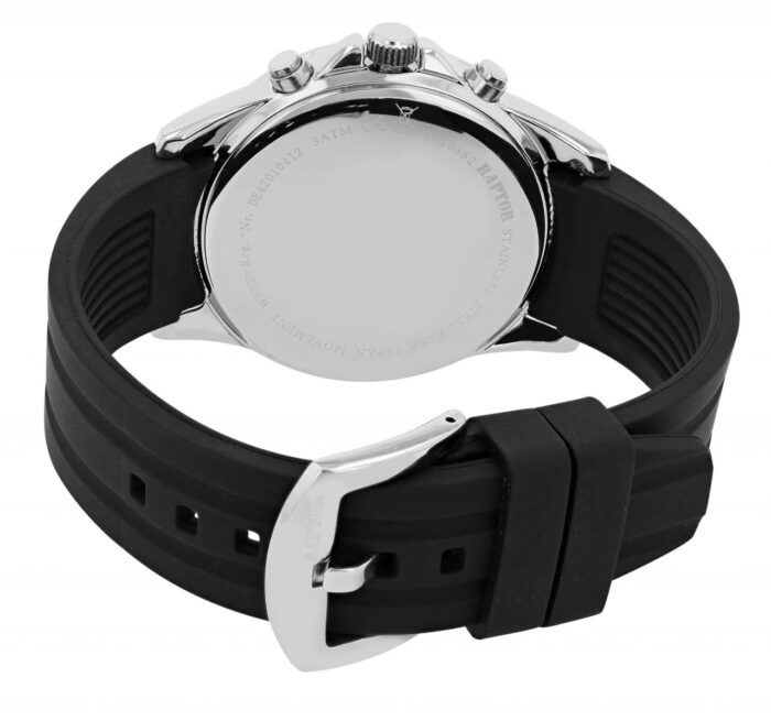 Raptor Limited Herren Multifunktionsuhr mit Silikonarmband - Image 3