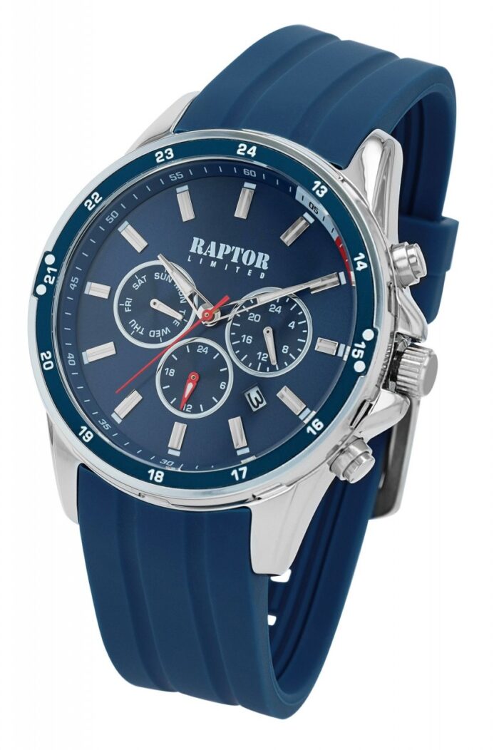 Raptor Limited Herren Multifunktionsuhr mit Silikonarmband - Image 16
