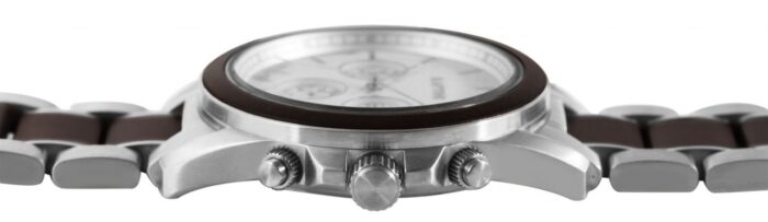 Raptor Herrenchronograph "Chiko" aus Edelstahl und Holz - Image 2