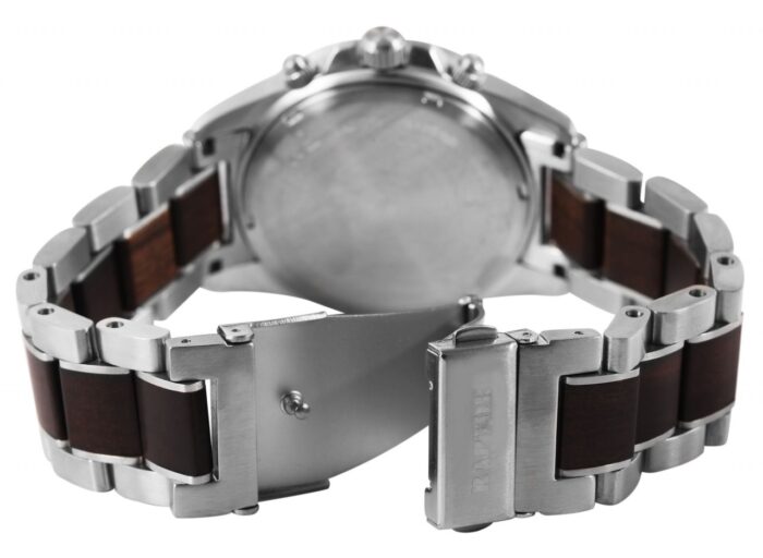 Raptor Herrenchronograph "Chiko" aus Edelstahl und Holz - Image 3