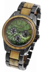 Raptor Herrenchronograph "Chiko" aus Edelstahl und Holz - Image 16
