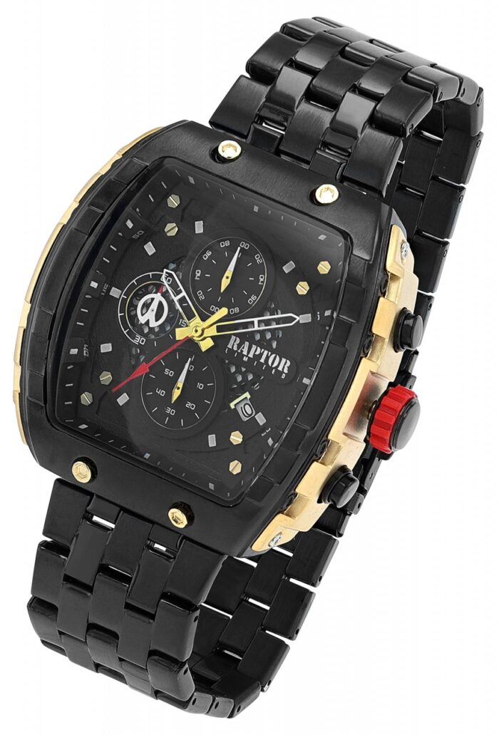 Raptor Limited Herrenuhr "Louis" mit Edelstahlarmband, Chronograph - Image 7