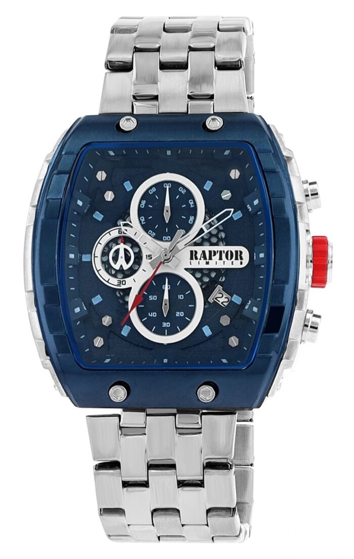 Raptor Limited Herrenuhr "Louis" mit Edelstahlarmband, Chronograph - Image 11