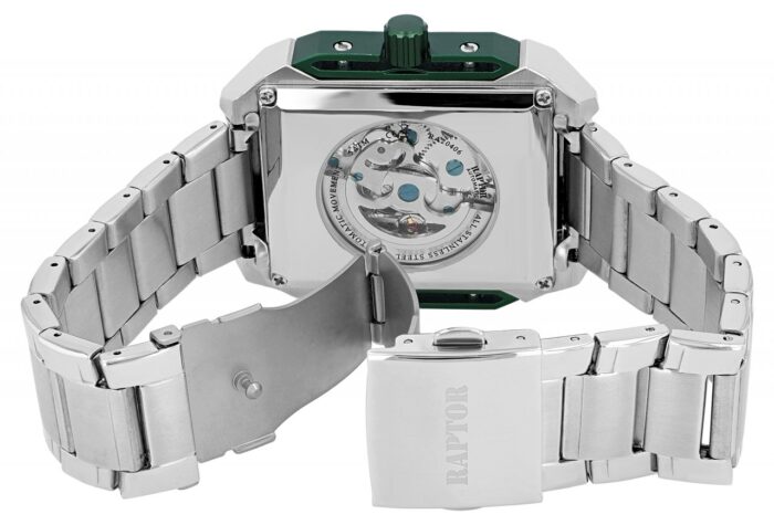 RAPTOR AUTOMATIK Skelett-Herrenuhr "Jarik", Edelstahl, 5 ATM - Image 7
