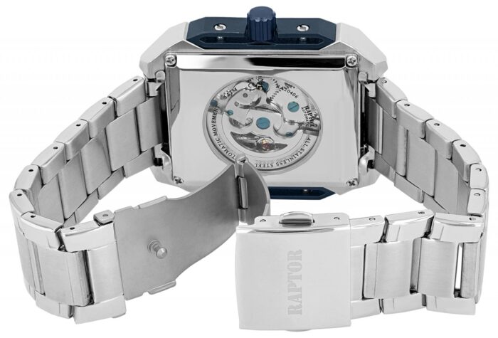 RAPTOR AUTOMATIK Skelett-Herrenuhr "Jarik", Edelstahl, 5 ATM - Image 11