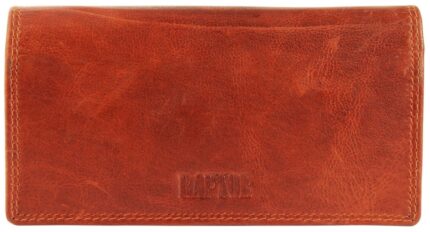 Damen Geldbörse aus Echtleder. Format 17 x 9 cm.