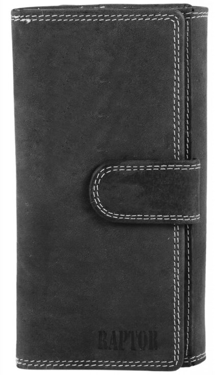 Damen Geldbörse aus Echtleder. Format 18 x 10 cm.