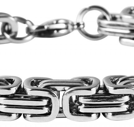 Raptor Königskettenarmband aus Edelstahl, Stärke 8 mm