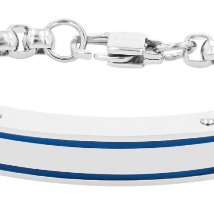 Raptor Venezia-Armband mit Gravurplatte, Edelstahl