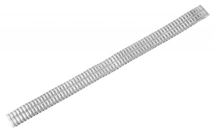 Uhren Ersatz Zugband , silberfarbig , 12 mm , länge : 17,5 cm
