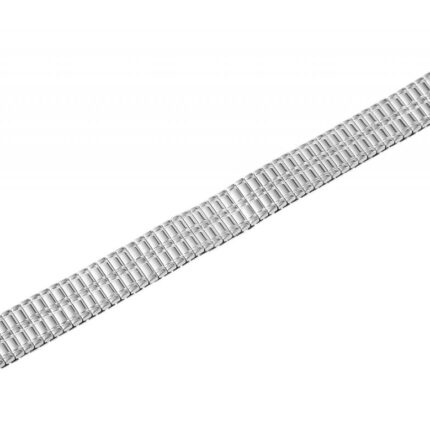 Uhren Ersatz Zugband , silberfarbig , 12 mm , länge : 17,5 cm