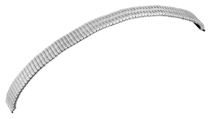 Metall-Zugarmband, silberfarben, 12 mm - Image 1