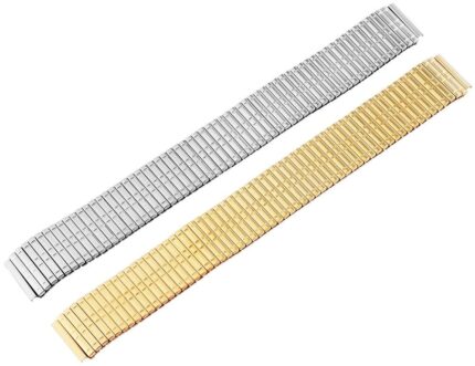 Metall-Zugarmbänder, silber- und goldfarben, VE 12, 16 mm