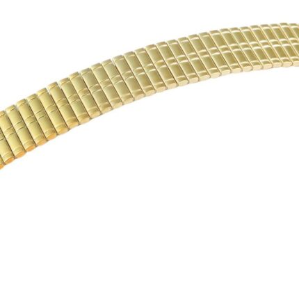 Metall-Zugarmbänder, goldfarben, VE 12, 14 mm