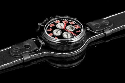 Stolzenberg Herrenuhr mit Echtlederarmband
