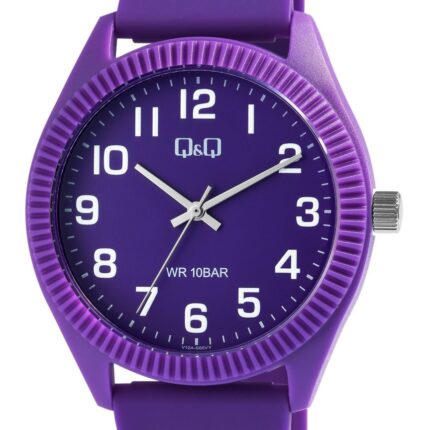 Q&Q Silicon Band Watch Purple 10ATM (Women's) V12A-005VY