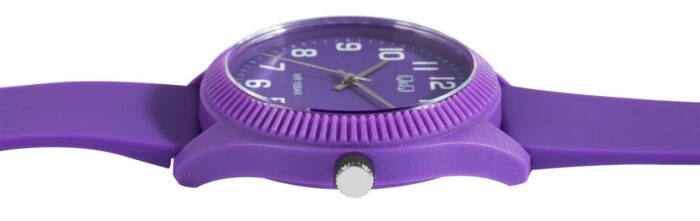 Q&Q Unisexuhr mit Silikonarmband, 10 Bar, weiß - Image 10