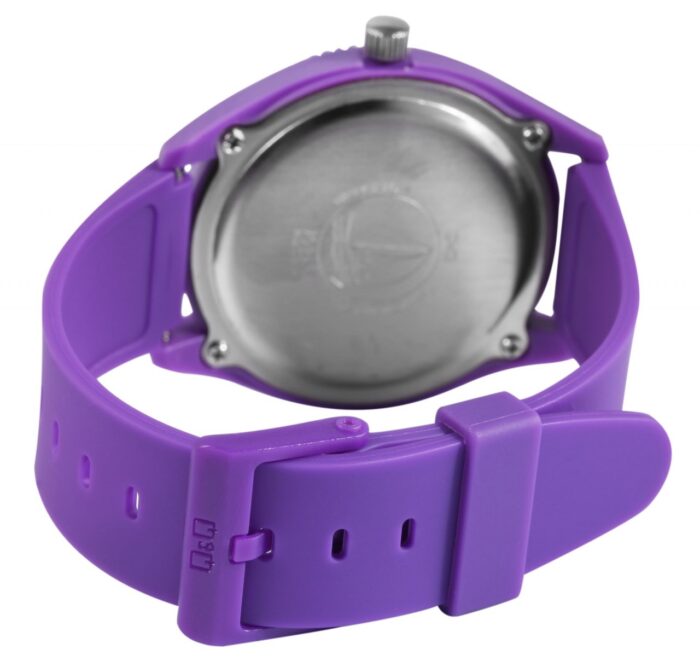 Q&Q Unisexuhr mit Silikonarmband, 10 Bar, weiß - Image 11