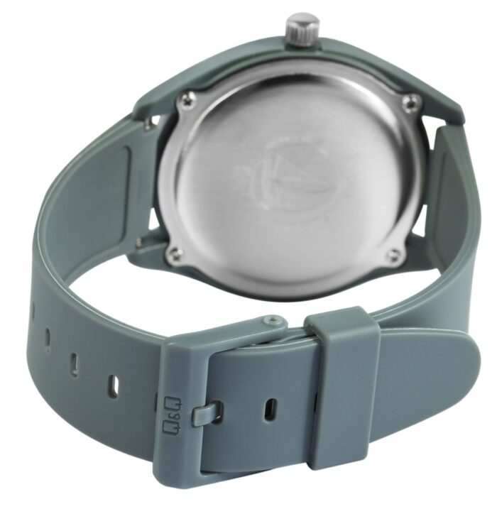 Q&Q Unisexuhr mit Silikonarmband, 10 Bar, weiß - Image 7