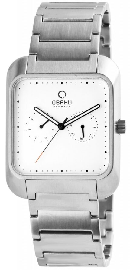 Obaku Herrenuhr mit Edelstahlband, UVP 229,- €