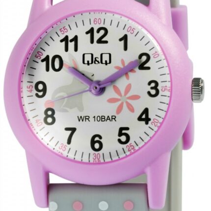 Q&Q "Flowers" Silicon Band Watch 10ATM (Kids') V22A-004VY