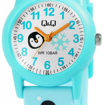 Q&Q "Penguin" Silicon Band Watch 10ATM (Kids') V22A-006VY
