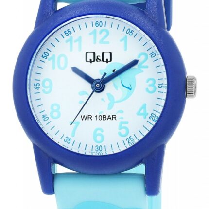 Q&Q "Dolphin" Silicon Band Watch 10ATM (Kids') V22A-014VY