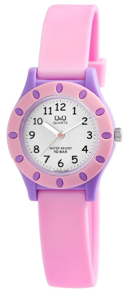 Q&Q Kinderuhr mit Silikonarmband, 10 Bar wasserdicht