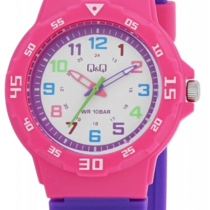 Q&Q Kinderuhr mit Silikonarmband, 10 BAR