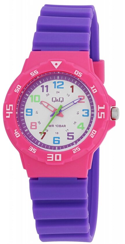 Q&Q Kinderuhr mit Silikonarmband, 10 BAR