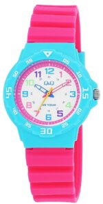 Q&Q Kinderuhr mit Silikonarmband, 10 BAR