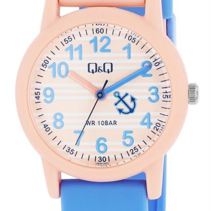 Q&Q Kinderuhr mit Silikonarmband, maritim, 10 ATM