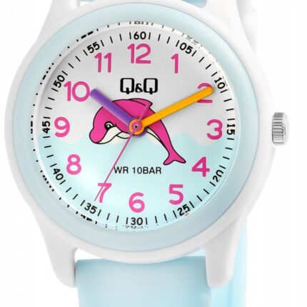 Q&Q Kinderuhr mit Silikonarmband, 10 Bar wasserdicht