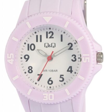 Q&Q Kinderuhr mit Silikonarmband, 10 ATM, lila