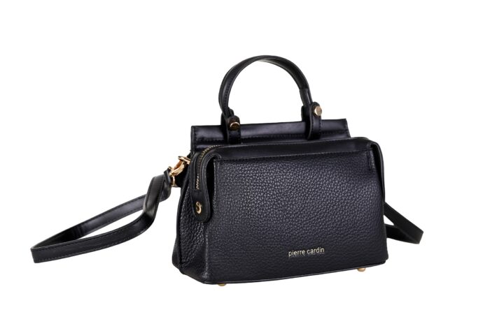 ECO-LEATHER HANDBAG WITH SHOULDER STRAP PIERRE CARDIN - JULY13 7597 - Image 8