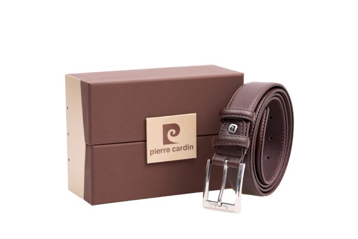 PIERRE CARDIN MEN'S LEATHER BELT - GG35 2510 - Image 1