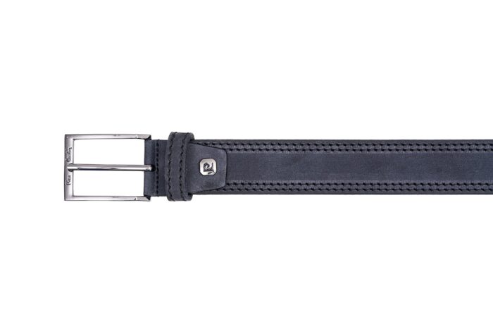 PIERRE CARDIN DOUBLE STITCHING BELT IN GENUINE SUEDE LEATHER - C203 - Image 8