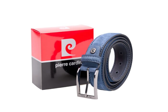 PIERRE CARDIN BELT IN SUEDE GENUINE LEATHER - C201 - Image 1