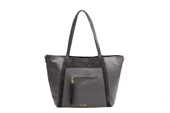 PIERRE CARDIN SHOULDER BAG IN GENUINE LEATHER AND SUEDE - 55106 DOLLARO - Image 1
