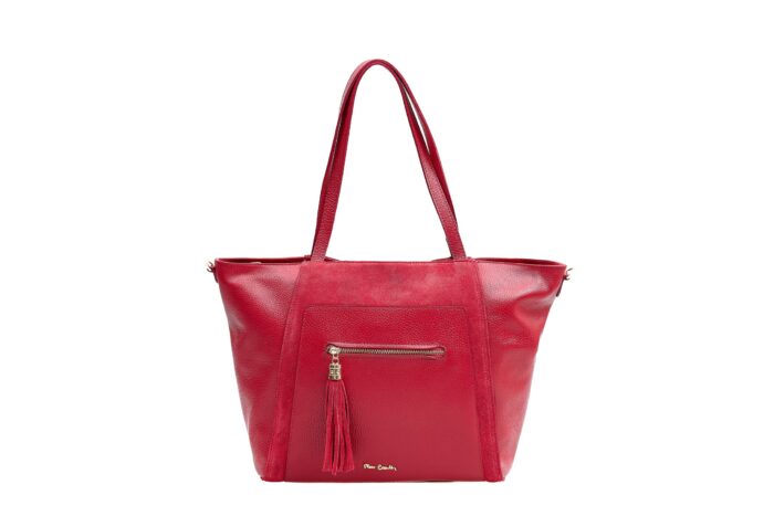 PIERRE CARDIN SHOULDER BAG IN GENUINE LEATHER AND SUEDE - 55106 DOLLARO - Image 4