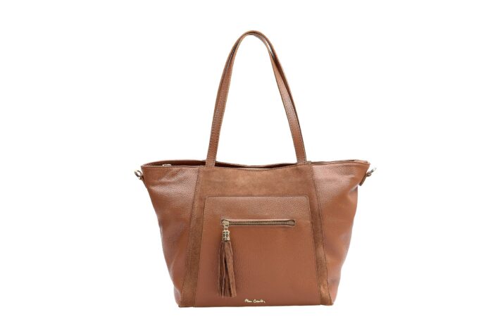 PIERRE CARDIN SHOULDER BAG IN GENUINE LEATHER AND SUEDE - 55106 DOLLARO - Image 2